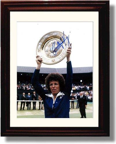 Unframed Billie Jean King Autograph Promo Print Unframed Print - Tennis FSP - Unframed   