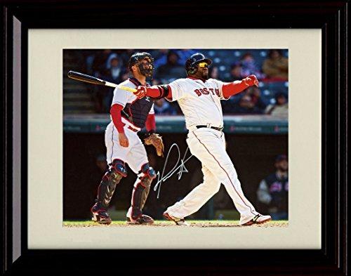 Framed 8x10 David Ortiz Big Papi Autograph Replica Print - Fenway Favorite Framed Print - Baseball FSP - Framed   