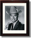 Unframed Larry Hagman Autograph Promo Print - Dallas Unframed Print - Television FSP - Unframed   