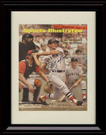 Framed 8x10 Carl Yastrzemski SI Autograph Replica Print - Summer of 67' Framed Print - Baseball FSP - Framed   