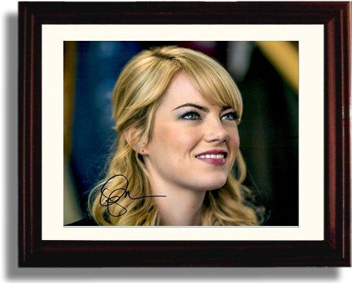 Unframed Emma Stone Autograph Promo Print Unframed Print - Movies FSP - Unframed   