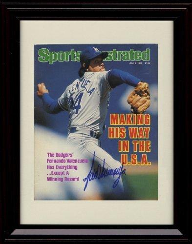 Unframed Fernando Valenzuela SI Autograph Replica Print Unframed Print - Baseball FSP - Unframed   