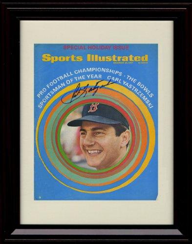 Unframed Carl Yastrzemski SI Autograph Replica Print - Sportsman of the Year Unframed Print - Baseball FSP - Unframed   