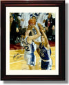 Framed 8x10 Christian Laettner Autograph Promo Print - Duke Blue Devils Framed Print - College Basketball FSP - Framed   