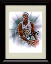 Framed 8x10 Cassius Winston Autograph Promo Print - Spotlight - Michigan State Spartans Framed Print - College Basketball FSP - Framed   