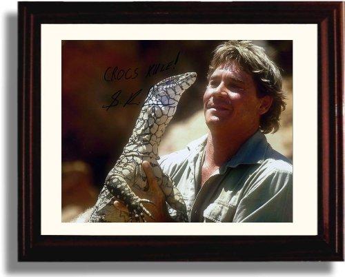 Unframed Steve Irwin Autograph Promo Print Unframed Print - Television FSP - Unframed   