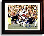 Framed 8x10 Ohio State Archie Griffin "Cutting on Michigan" Autograph Promo Print Heisman 74/75 Framed Print - College Football FSP - Framed   