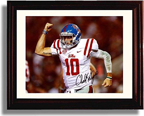 Framed 8x10 Ole Miss Chad Kelly "Touchdown Drive" Autograph Promo Print Framed Print - College Football FSP - Framed   