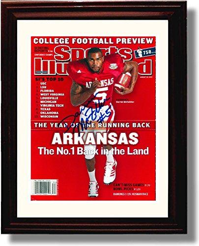 Unframed Arkansas Razorbacks Darren McFadden 2007 SI Autograph Promo Print Unframed Print - College Football FSP - Unframed   