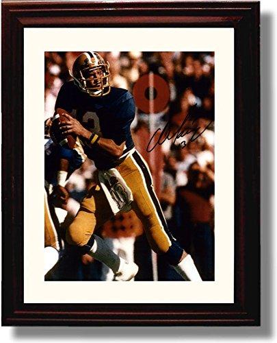 Framed 8x10 Dan Marino Autograph Promo Print - Pitt Panthers Framed Print - College Football FSP - Framed   