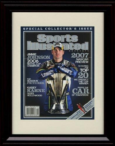 Unframed Jimmie Johnson SI Autograph Promo Print Unframed Print - NASCAR FSP - Unframed   