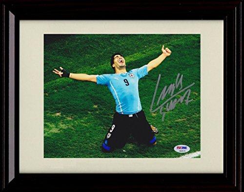 Unframed Luis Suarez Autograph Promo Print - Team Uruguay - World Cup Unframed Print - Soccer FSP - Unframed   