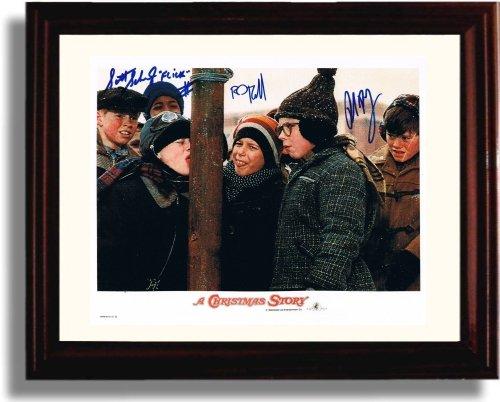 Unframed Cast of Christmas Story Autograph Promo Print - Christmas Story Unframed Print - Movies FSP - Unframed   