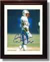 Unframed Cris Dishman - Houston Oilers Autograph Promo Print Unframed Print - Pro Football FSP - Unframed   