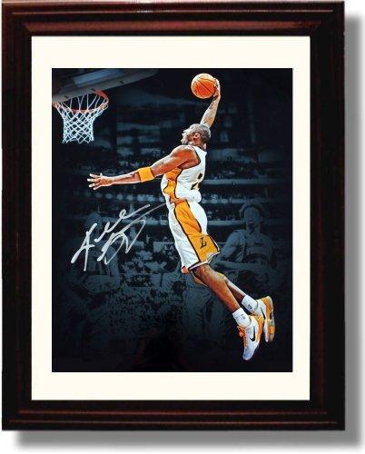 Unframed Kobe Bryant Autograph Promo Print - LA Lakers Unframed Print - Pro Basketball FSP - Unframed   