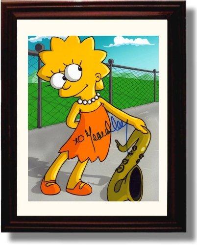 8x10 Framed Simpsons Autograph Promo Print - Lisa Simpson - Yeardley Smith Framed Print - Television FSP - Framed   