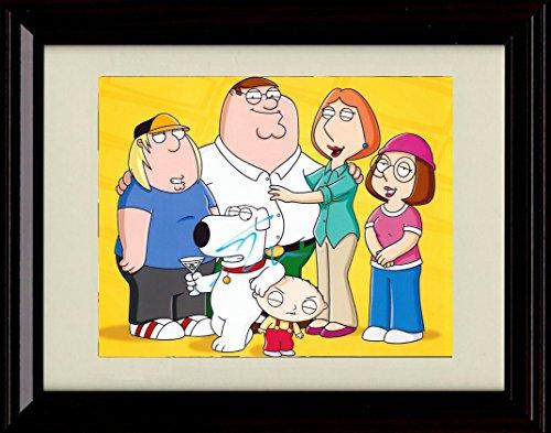 Unframed Family Guy Autograph Promo Print - Cast Signed Family Portrait - Landscape Unframed Print - Television FSP - Unframed   