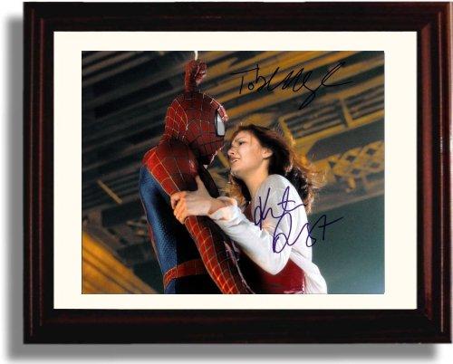 Unframed Kirsten Dunst and Toby McGuire Autograph Promo Print - Spiderman 2 Unframed Print - Movies FSP - Unframed   