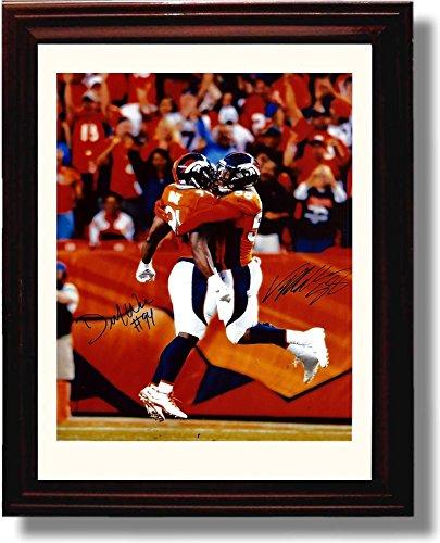 Unframed Demarius Ware & Von Miller - Denver Broncos "MVP" Autograph Promo Print Unframed Print - Pro Football FSP - Unframed   