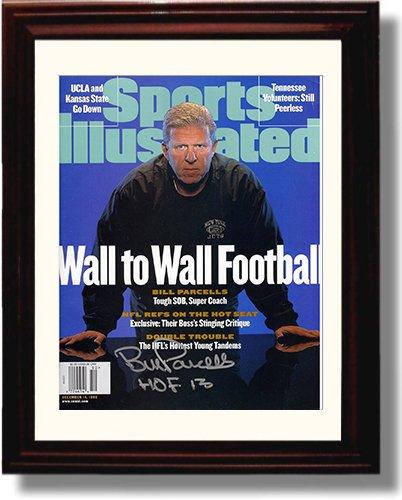 8x10 Framed Bill Parcells - New York Giants Autograph Promo Print Framed Print - Pro Football FSP - Framed   