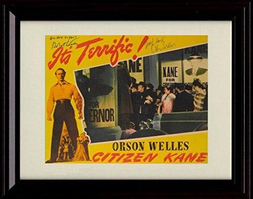 Unframed Citizen Kane Autograph Promo Print - Cast Signed Movie Promo Unframed Print - Movies FSP - Unframed   