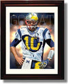 Unframed Tom Brady Autograph Promo Print - Michgan Wolverines - Throwback Unframed Print - College Football FSP - Unframed   