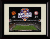 Framed 8x10 Clemson Tigers National Championship Scorecard 8x10 Framed Print - College Football FSP - Framed   