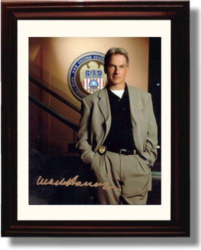 8x10 Framed NCIS Autograph Promo Print - Mark Harmon Framed Print - Television FSP - Framed   