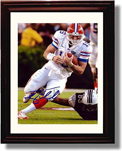 Unframed Tim Tebow White "#15 Turning the Corner" Florida Gators 2008 Champs Autograph Promo Print Unframed Print - College Football FSP - Unframed   