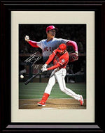 Unframed Shohei Ohtani Autograph Replica Print - Japanese Phenom! Unframed Print - Baseball FSP - Unframed   