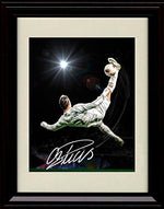 Unframed Cristiano Ronaldo Autograph Promo Print - #9 Real Madrid Unframed Print - Soccer FSP - Unframed   