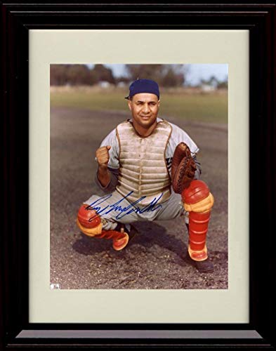 Unframed Roy Campanella Autograph Replica Print - HoF Catcher Unframed Print - Baseball FSP - Unframed   