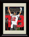 Unframed Tom Brady SI Autograph Replica Print - 7th Super Bowl - Champa Bay! Unframed Print - Pro Football FSP - Unframed   