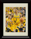 Framed 8x10 Charles Matthews - Bringing the Ball Up - Autograph Replica Print - Michigan Wolverines Framed Print - College Basketball FSP - Framed   