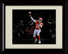 8x10 Framed Patrick Mahomes - Throwing - Autograph Replica Print Framed Print - Pro Football FSP - Framed   