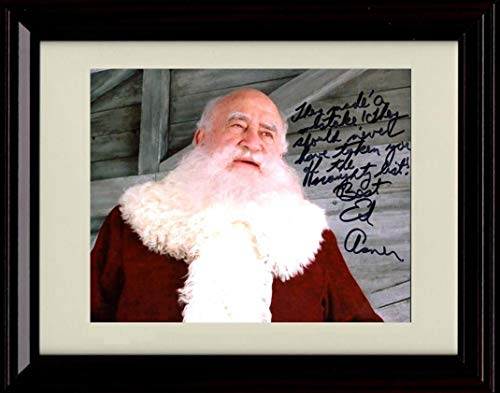 Unframed Ed Asner - Elf - Santa Claus Autograph Replica Print Unframed Print - Movies FSP - Unframed   