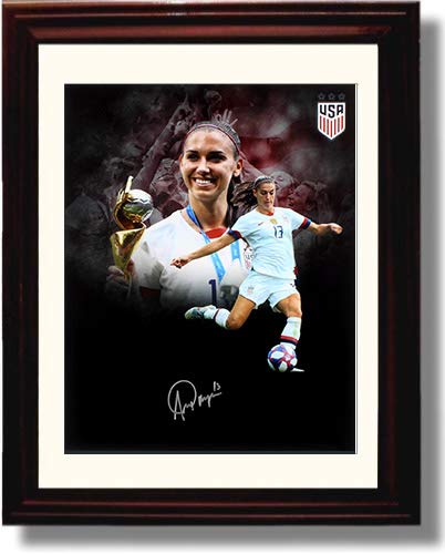 Unframed Alex Morgan Spotlight - US Women's Soccer World Cup - Autograph Replica Print Unframed Print - Soccer FSP - Unframed   