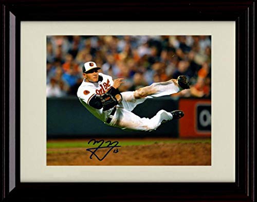 Unframed Manny Machado Autograph Replica Print - Dive Catch Unframed Print - Baseball FSP - Unframed   