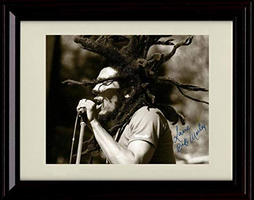 Unframed Bob Marley - On Stage - Autograph Replica Print Unframed Print - Music FSP - Unframed   