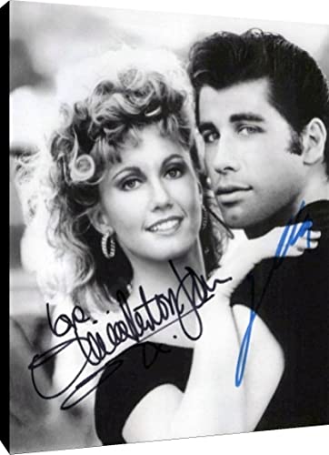 Grease Metal Wall Art - Olivia Newton John and John Travolta Metal - Movies FSP - Metal   