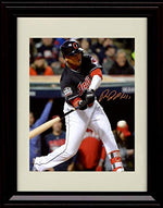 Unframed Jose RamÂ¡rez Autograph Replica Print - Batting Righty Unframed Print - Baseball FSP - Unframed   