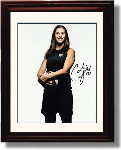 Unframed Carli Lloyd Spotlight US Women's Soccer Autograph Replica Print Unframed Print - Soccer FSP - Unframed   