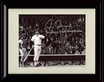 Framed 8x10 Chris Chambliss Autograph Replica Print - 1976 ALCS Walk Off HR Framed Print - Baseball FSP - Framed   