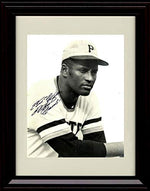 Framed 8x10 Roberto Clemente Autograph Replica Print Framed Print - Baseball FSP - Framed   