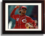 Unframed Luis Castillo"Throwing a Strike" Autograph Replica Print Unframed Print - Baseball FSP - Unframed   