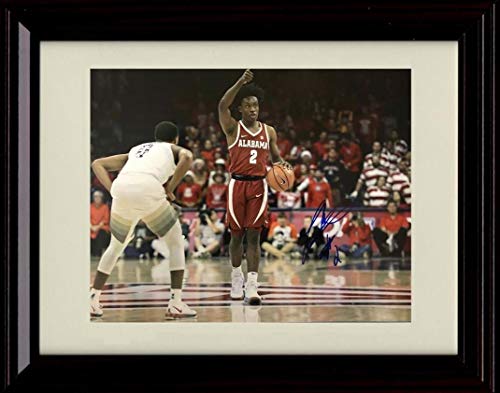 Framed 8x10 Collin Sexton - Bringing the Ball Up - Autograph Replica Print - Alabama Crimson Tide Framed Print - College Basketball FSP - Framed   