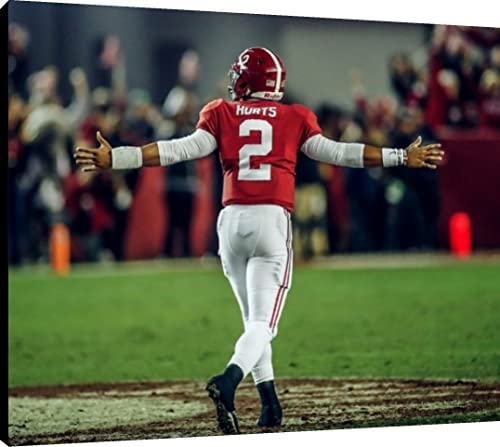 Jalen Hurts Acrylic Wall Art - Arms Extended - Alabama Acrylic - College Football FSP - Acrylic   