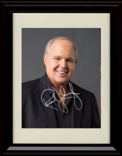 Unframed Rush Limbaugh Autograph Replica Print - EIB Legend Unframed Print - History FSP - Unframed   