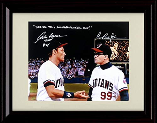 Unframed Charlie Sheen and Corbin Bernson - Major League Autograph Replica Print Unframed Print - Movies FSP - Unframed   