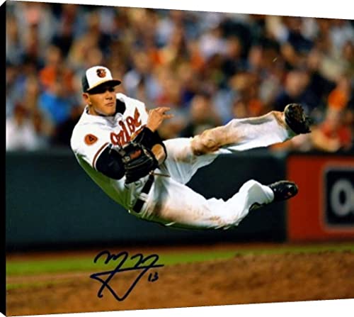 Manny Machado Metal Wall Art - Diving Throw Metal - Baseball FSP - Metal   